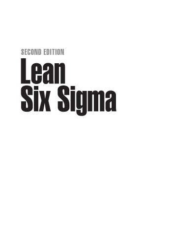 Lean Six Sigma International Standards And Global Guidelines Second Edition Vanzant Stern