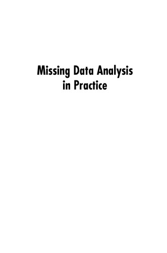 Missing Data Analysis In Practice Raghunathan Trivellore