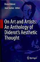 On Art And Artists An Anthology Of Diderots Aesthetic Thought Seznec