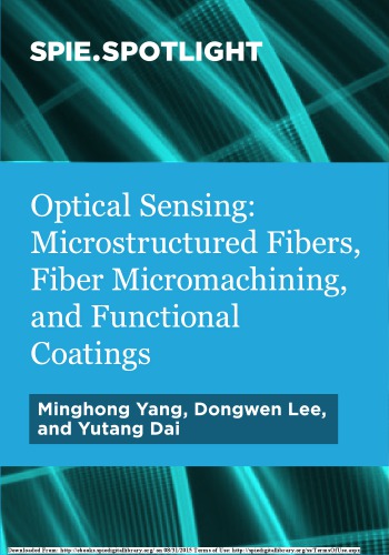Optical Sensing Minghong Yang Dongwen Lee Yutang Dai