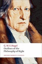 Outlines Of The Philosophy Of Right Hegel Georg Wilhelm Friedrich Houlgate