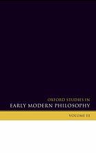 Oxford Studies In Early Modern Philosophy Volume 3 Nadler Steven M Garber