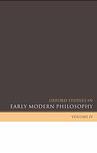 Oxford Studies In Early Modern Philosophy Volume 4 Nadler Steven M Garber