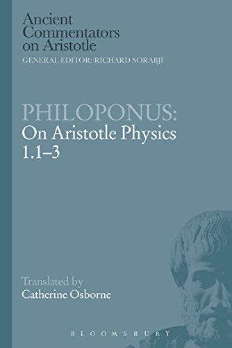 Philoponus On Aristotle Physics 113 Catherine Osborne Catherine Osborne