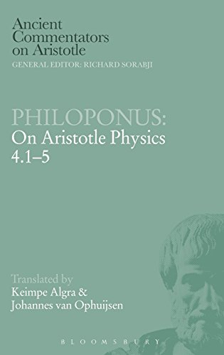 Philoponus On Aristotle Physics 415 John Philoponus Johannes Van Ophuijsen