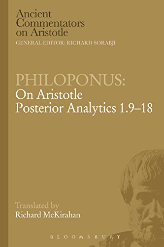 Philoponus On Aristotle Posterior Analytics 1918 Mckirahan