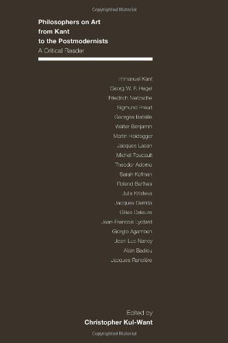 Philosophers On Art From Kant To The Postmodernists A Critical Reader Christopher Kulwant