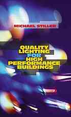 Quality Lighting For High Performance Buildings Stiller Michael