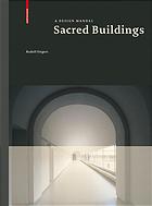 Sacred Buildings A Design Manual Stegers Rudolf Baumann Dorothea
