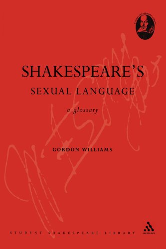 Shakespeares Sexual Language A Glossary 1st Edition Shakespeare