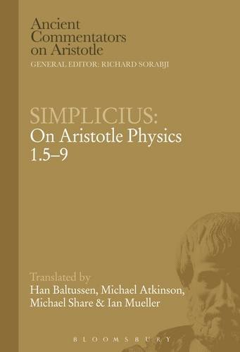 Simplicius On Aristotle Physics 159 Simplicius Han Baltussen