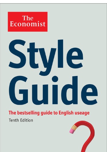 Style Guide The Economist
