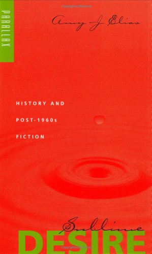 Sublime Desire History And Post1960s Fiction Elias Amy J