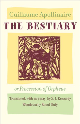 The Bestiary Or Procession Of Orpheus Bilingual Kennedy X J Dufy
