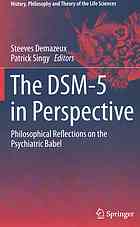 The Dsm5 In Perspective Philosophical Reflections On The Psychiatric Babel Demazeux
