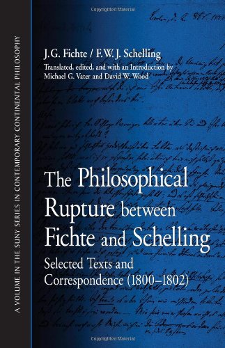 The Philosophical Rupture Between Fichte And Schelling Selected Texts And Correspondence Fichte