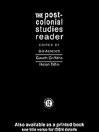The Postcolonial Studies Reader Griffiths Gareth Tiffin Helen Ashcroft