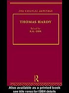 Thomas Hardy The Critical Heritage Hardy Thomas Cox Reginald Gordon Hardy