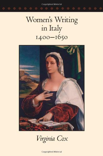 Womens Writing In Italy 14001650 Cox Virginia