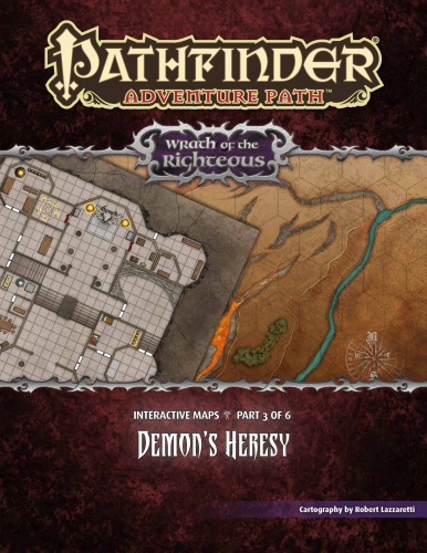 Pathfinder Adventure Path 75 Demons Heresy Wrath Of The Righteous 3 Of 6 Interactive Maps Robert Lazzaretti