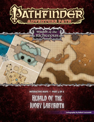 Pathfinder Adventure Path 77 Herald Of The Ivory Labyrinth Wrath Of The Righteous 5 Of 6 Interactive Maps Robert Lazzaretti