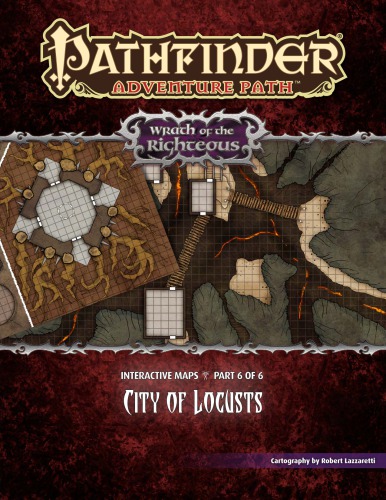 Pathfinder Adventure Path 78 City Of Locusts Wrath Of The Righteous 6 Of 6 Interactive Maps Robert Lazzaretti