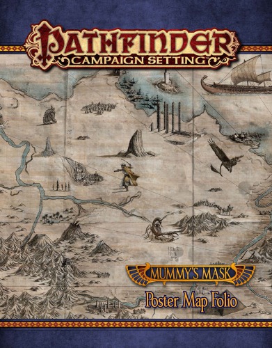 Pathfinder Campaign Setting Mummys Mask Map Folio Robert Lazzaretti