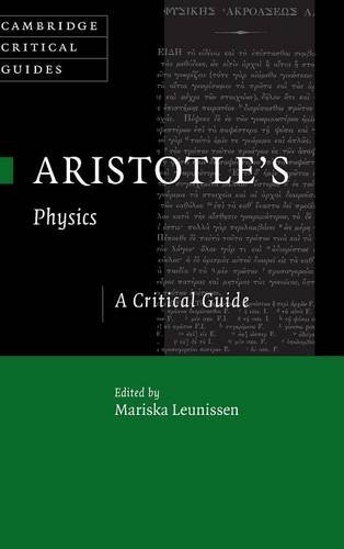 Aristotles Physics A Critical Guide Mariska Leunissen