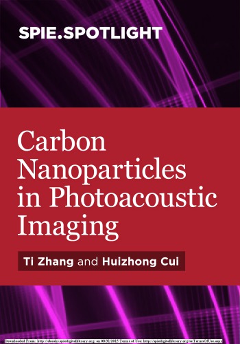Carbon Nanoparticles In Photoacoustic Imaging Cui Huizhong Zhang