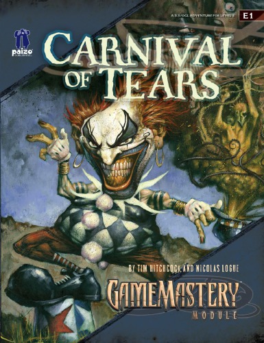 Pathfinder Gamemastery Module E1 Carnival Of Tears Tim Hitchcock