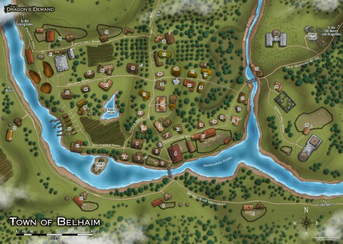 Pathfinder Module The Dragons Demand Poster Maps Robert Lazzaretti