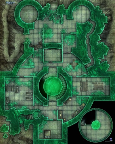 Pathfinder Flipmat The Emerald Spire Superdungeon Multipack Paizo Inc