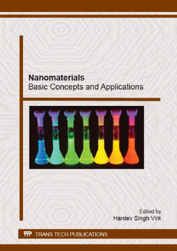 Nanomaterials Basic Concepts And Applications Hardev Singh Virk Ed