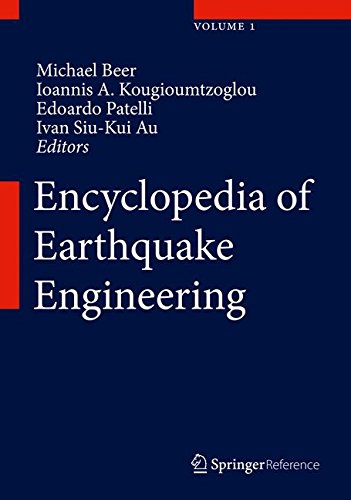 Encyclopedia Of Earthquake Engineering Michael Beer Ioannis A Kougioumtzoglou