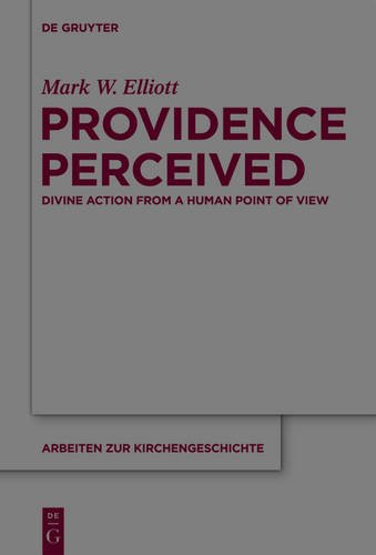 Providence Perceived Divine Action From A Human Point Of View Mark W Elliott