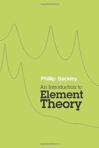 An Introduction To Element Theory Phillip Backley
