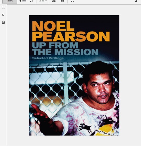 Up From The Mission Selected Writings Noel Pearson