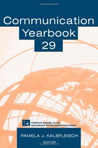 Communication Yearbook 29 1st Edition Pamela J Kalbfleisch Ed