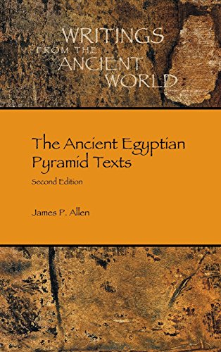 The Ancient Egyptian Pyramid Texts Second James P Allen