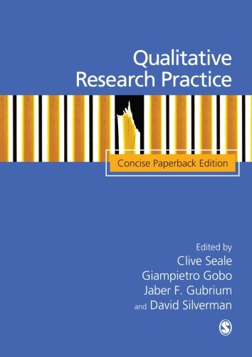 Qualitative Research Practice Concise Paperback Edition Clive Seale