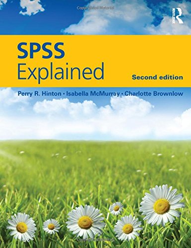 Spss Explained 2nd Edition Perry R Hinton Isabella Mcmurray