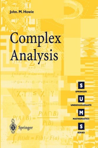 Complex Analysis John M Howie