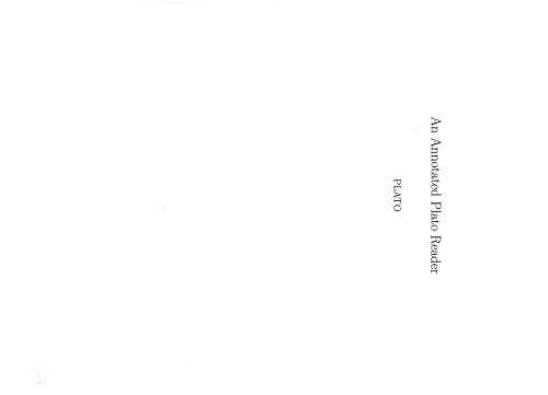 An Annotated Plato Reader Clitophon Meno Euthyphro Apology Crito Phaedo Plato