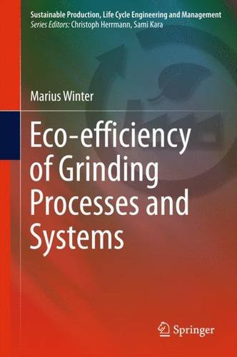Ecoefficiency Of Grinding Processes And Systems 1st Edition Marius Winter
