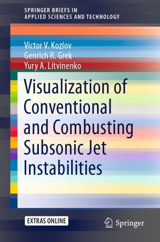 Visualization Of Conventional And Combusting Subsonic Jet Instabilities 1st Edition Victor Kozlov