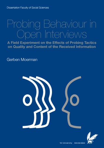 Probing Behaviour In Open Interviews Gerben Moerman