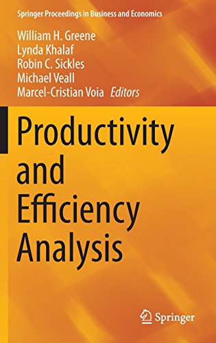 Productivity And Efficiency Analysis 1st Edition William H Greene