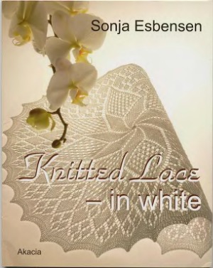 Knitted Lace In White Sonja Esbensen