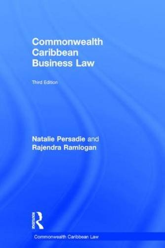 Commonwealth Caribbean Business Law 3rd Edition Natalie Persadie