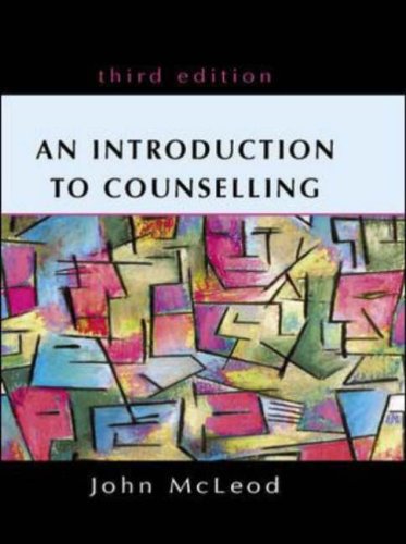An Introduction To Counselling 3rd Ed Mcleod John